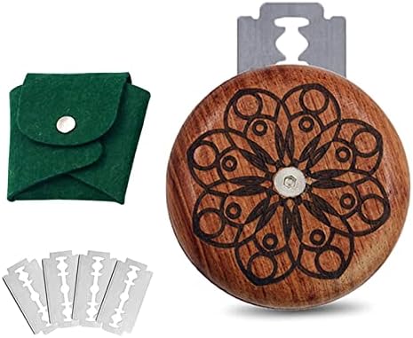 UFO Bread Lame Cutter for Homemade Sourdough Bread Bakers, Slashing Tool Cutting Bread Scoring Knife Razor Cutter, Great Gift for Artisan Bread and Baguette Makers(GREEN)