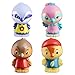 Fat Brain Toys Timber Tots Twitwit Family Set of 4 Dolls & Dollhouses for Ages 2 to 4