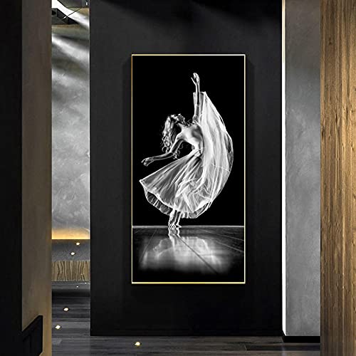Impression murale danseur de ballet pour sublimer la décoration d'une chambre à coucher