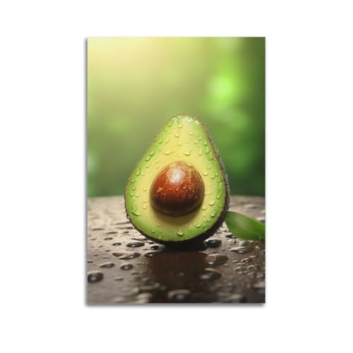Poster mural avocat ZHOUKEG pour une ambiance cuisine zen