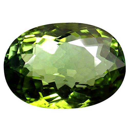 Tourmaline verte naturelle 1,85 ct | Pierre précieuse en vrac 9x7 mm