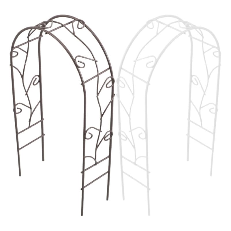 Image of Balacoo 2pcs Miniature Iron Archway Garden Decoration for Dollhouse Fairy Gardens Charming Micro Landscape Decor Versatile Use for Wedding Outdoor Flowerpot Displays
