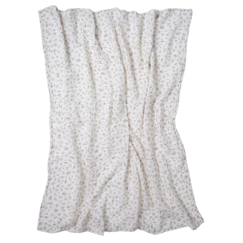 Image of Lambs & Ivy Ducky Cotton Muslin Swaddle Blanket w /Lovey Baby Gift Set | Large 44 inch square infant swaddle blanket with soft yellow lovey.security blanket