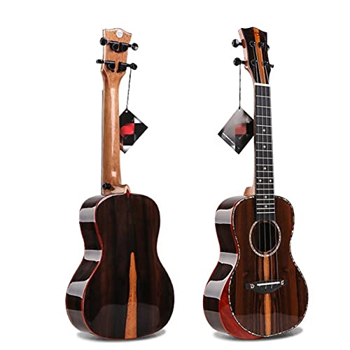 QWEQWE Ukulélé Black Keakmon Wood Ukulele 21 Pouces Main Lumineuse (Color : Bright, Size : 21 inches) - Les Beatles, Paul McCartney, John Lennon, RIngo Starr, George Harrison QWEQWE Ukulélé Black Keakmon Wood Ukulele 21 Pouces Main Lumineuse (Color : Bright, Size : 21 inches) – Image 3
