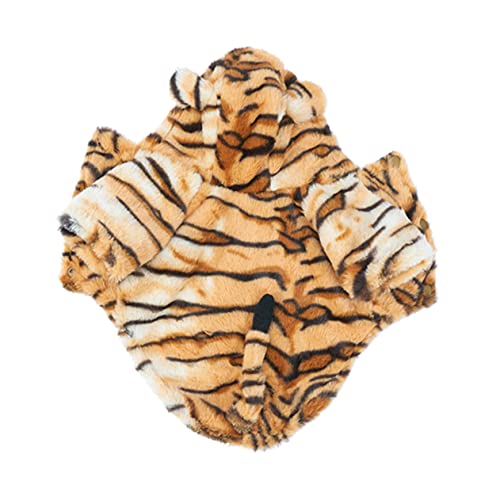 BUGUUYO 1 Pc Vestir Disfraces De Perros Cachorro Perro Tejonero Sombrero De Disfraz De Perro Mascota Accesorios para Perros Grandes Criar Disfraz De Perro Tigre Perro Navidad Poliéster