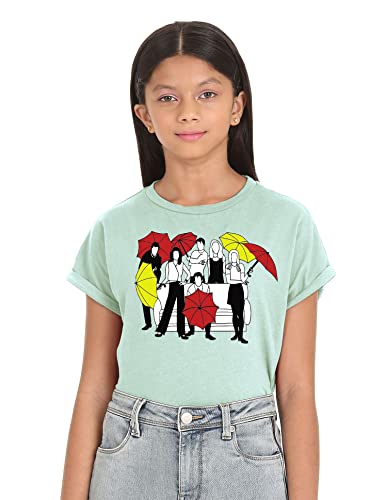 Image of SUGR Basics Girl's Graphic Regular Fit T-Shirts