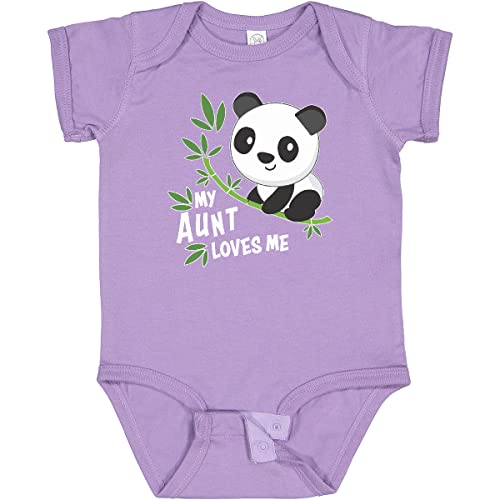 inktastic My Aunt Loves Me- Cute Panda Baby Bodysuit