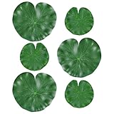 🍀【Materiales de alta calidad】: Nuestras hojas artificiales realistas están hechas de plástico suave y duradero con excelente resistencia al color, lo que las convierte en un sustituto ideal de las hojas naturales. Permanecen vibrantes y hermosas en el agua y conservan su brillo incluso bajo la luz solar intensa.