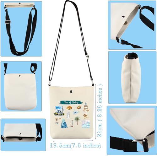 VAMSII Turkey Lover Gifts Turkey Travel Crossbody Bag Turkey Souvenir Gift Turkey Lover Gift Turkey City Traveller Gift4