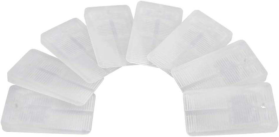 Plumb Pak K836-49 Keeney Toilet Leveling Shims, Multi-Purpose Design for Furniture, Cabinets, and Tables, 8-Pack, White, 8 Count