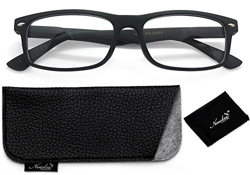 Image of Newbee Fashion-Clear Lense Glasses Men Women Fashion Clear Lens Glasses Frame Non Prescription Rectangular Frame