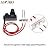 Aupoko Double Ignition Kit Electronic Igniter, Propane Gas Grill Igniters with Double Ignition Electrode, 450 mm High Spark Plug Wire, Fits for Gas Fireplace & Oven & Heater & Kitchen lgniter