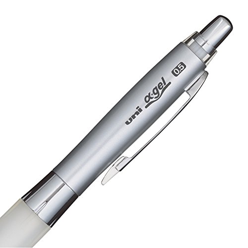 Uni Mechanical Pencil, Alpha Gel Grip, 0.5mm, White (M5617GG1P.1)