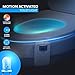 Chunace Toilet Bowl Night Light Motion Sensor, 16 Color Changing LED Gadgets for Bathroom Accessories Decor, Cool Gag Stuff for Men, Kids, Funny Stocking Stuffer Gifts 2025