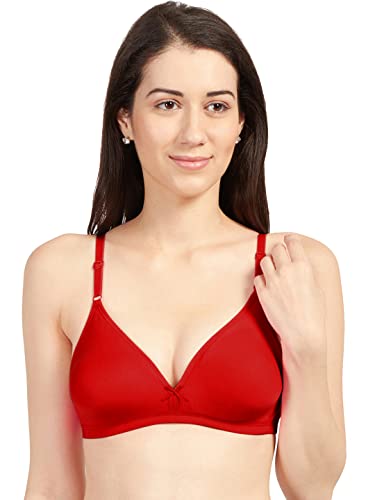Image of SONARI Omania Womens Non-Padded Cotton Polyester Bras - Solid, Non-Wired, Medium Coverage, Hand Washable (Pack of 2)