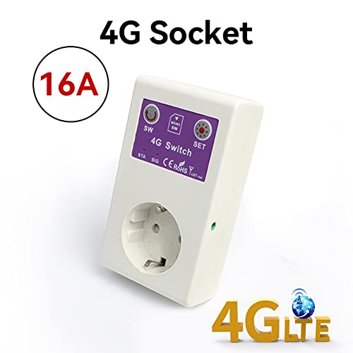 teteyur SC1-WLTE-TVC 4G 16A Casa Inteligente Soet LTE APP Controle Remotos Interruptor de Tomada de