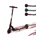 Gift Gadgets X2 Electric Scooter Foldable for Ages 8-16 Years Old, 3 Speed Modes, Up to 12.4Mph 150w Motor Dual Braking Adjustable Height For Kids Teenagers (BLACK)