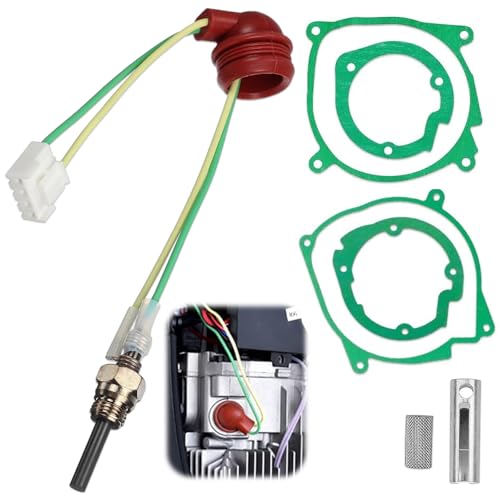 UQTUKO Candeletta Universale in Ceramica, 2KW 5KW/8KW riscaldatore da 12V kit di riparazione per candelette per Riscaldamento ad Aria, Diesel, Parcheggio, Auto