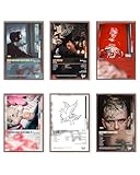 Lil Peep Poster Album Cover Posters – Set of 6, 8x12in, Unframed Wall Art for Room Aesthetic, Bedroom, and Living Room Décor