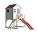 Wendi Toys Kinderspielhaus Tiger Spielturm inkl. Veranda & Rutsche