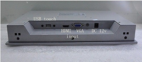 GOWE 10-calowy monitor z ekranem dotykowym do przemysłowego komputera, HDMI i VGA wejście dotykowy wyświetlacz. 800 * 600 USB ekran dotykowy monitor
