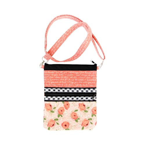 Bolso Tote Cruzado con Cremallera Negro miniatura 1