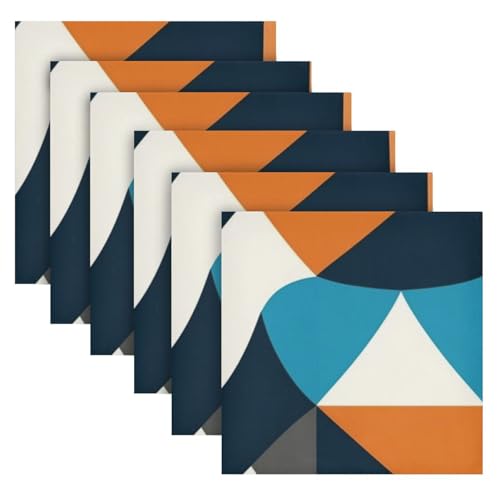 Servilletas de Tela Multicolor de 20x20 pulgadas Pack 6 miniatura 2