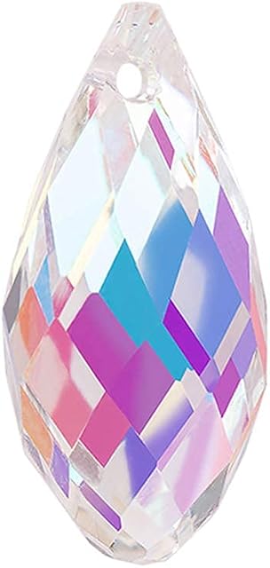 LONGWIN 36pcs AB Teardrop Crystal Beads 11x18mm Waterdrop Faceted Glass Beads for Jewelry Making, DIY Project Earring, Necklaces, Bracelets