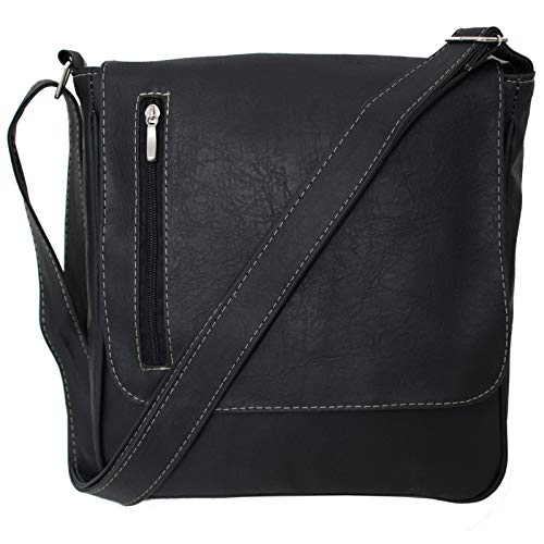 Bolsa Lenna's Transversal Casual L023 Preto
