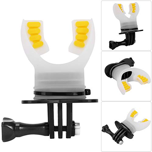 Soporte de boca Pomya para cámaras de acción GoPro y SJCAM en color negro para buceo 3