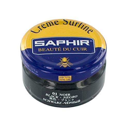 Saphir Creme Surfine Pommadier Shoe Polish 50ml - Navy Blue