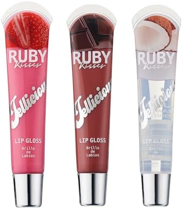 Ruby Kisses Jellicious Mouth Watering Lip Gloss (JLG07&JLG10&JLG13) Long Lasting Shine