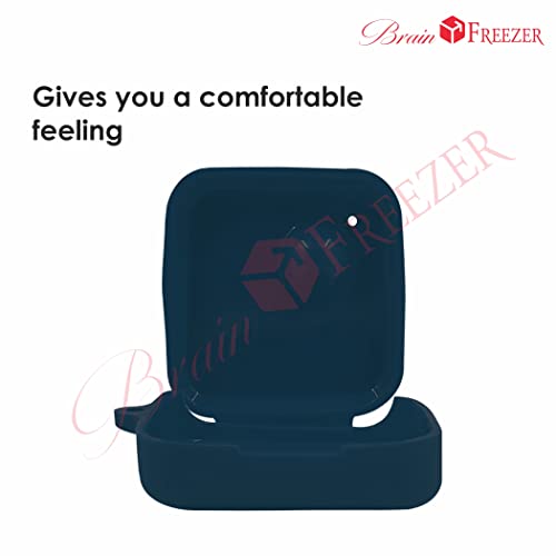 Image of Brain Freezer Stylish Soft Silicone 360 Full Protection Case Cover (Front & Back) Compatible with Nothing Ear (1) Blue (Device Not Included)