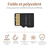 Amazon Basics Carte microSDXC de 512 Go avec Adaptateur, Vitesse de Lecture jusqu’à 200 Mo/s, Lot de 1