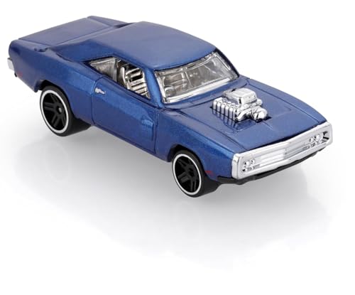 Image of 1:64 Scale Blue Die-Cast Muscle Car Toy - Classic Mini Model Vehicle for Kids, Collectors & Car Enthusiasts