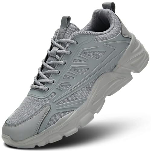 Image of Men's Road-Running-Shoes Walking Shoes Fashion Athletic Sneakers Working Gym Comfort Lightweight Mesh Shoes.
