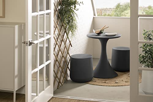 South Shore 15002 Dalya Bistro Table, Dark Gray