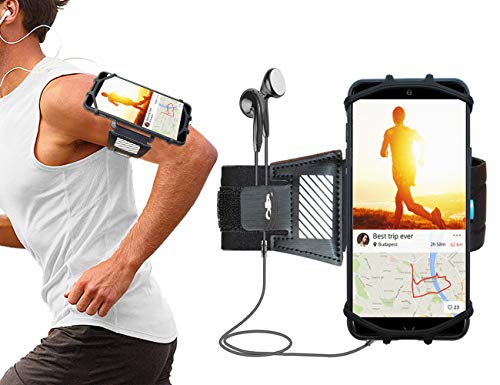 LOVPHONE Phone Running Armband 180° Rotatable Sport Phone Holder Armband for iPhone 11/11 Pro/ 11 Pro Max/iPhone XR/Xs Max/XS/iPhone X /8/8 Plus/7/7 Plus/6/6s, Samsung Note 8/S8/S7 Edge