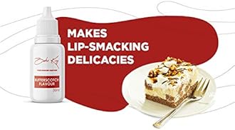 BAKE KING Butterscotch Flavour 30ML Essence for Baking Cakes, Jams, Jelies, Cookies, Ice Creams and Puddings Liquid Food Essence for Cake Making (Butterscotch Flavour 30ml)