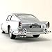 Tirrito 1/38 Die-Cast 1963 Aston Martin DB5 Silver Classic Car Model Car Pull Back Action Hobby Collectible