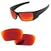 PapaViva Lenses Replacement for Oakley Fuel Cell Fire Red