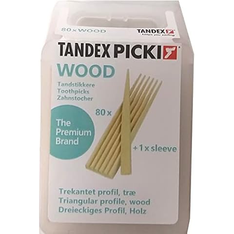 Interdental Tandex PICKI Birch Wood Toothpick Pack of 80 Cover