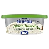 Philadelphia Plant-Based Dairy Free Chive & Onion Cream Cheese Spread, 8 oz Tub