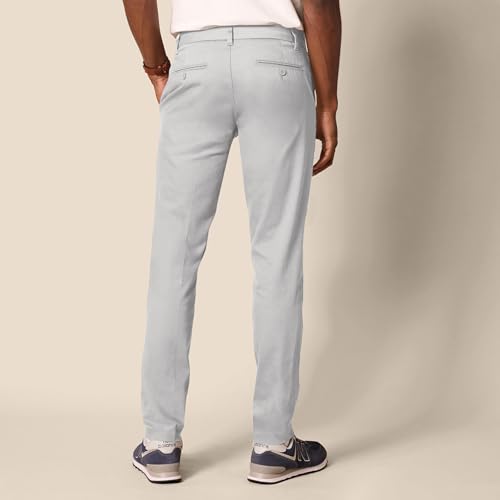Image of Amazon Essentials Men's Slim-Fit Wrinkle-Resistant Flat-Front Stretch Chino Pant
