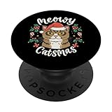 Photo Gallery divertente gatto meowy catmas gatto carino gattino gatti cappello di babbo natale popsockets popgrip intercambiabile Photo Gallery divertente gatto meowy catmas gatto carino gattino gatti cappello di babbo natale popsockets popgrip intercambiabile