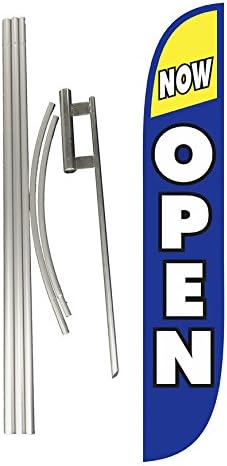 Sky Dancers LookOurWay Now Open Feather Flag Complete Set with Pole and Ground Spike