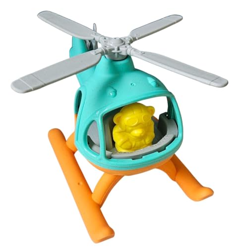 Brinquedo Infantil Helicóptero Miniatura, Cores Vibrantes, Estimula Imaginação