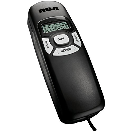 Teléfono fijo RCA 1 auricular negro miniatura 1