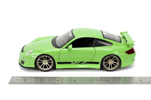 JADA Fast & Furious Fast X Brian's Porsche 911 GT3 RS 1:24 Die-cast Car, Toys for Kids and Adults, Grün - Image 4