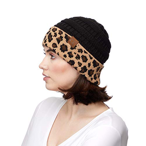 Image of C.C Exclusives Cable Knit Beanie - Thick, Soft & Warm Chunky Beanie Hats (HAT-20A)(HAT-30)(HAT-730) (YJ-816) (HAT-80)